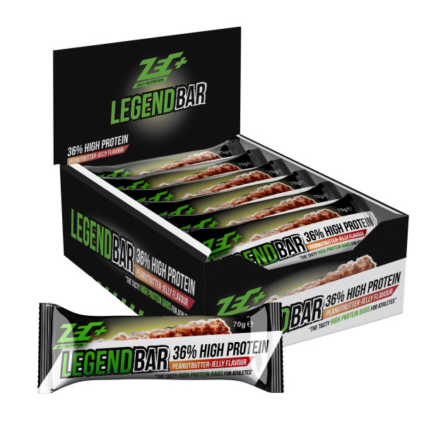 zec+ Legend Bar Peanutbutter-Jelly boîte de 12
