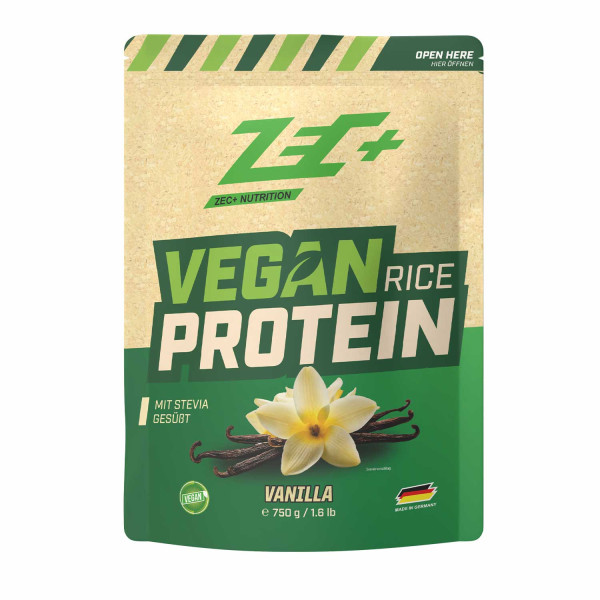 zec+ vegan rice protein shake 1000g