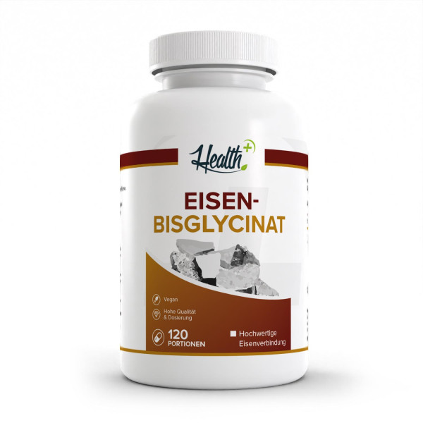 health+ bisglycinate de fer 120 gélules