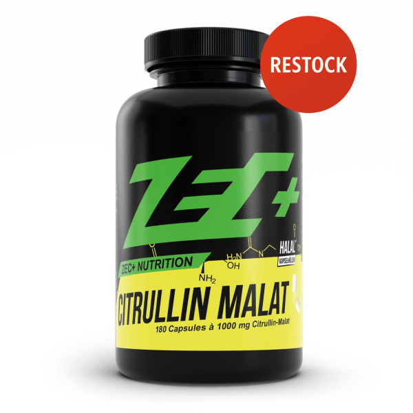 zec+ citrulline malate en gélules, 180 gélules