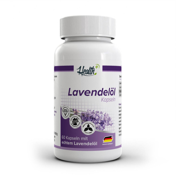 HEALTH+ LAVENDELÖL KAPSELN, 60 Kapseln(MHD)