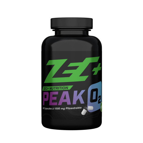 zec+ peak o2, 60 gélules
