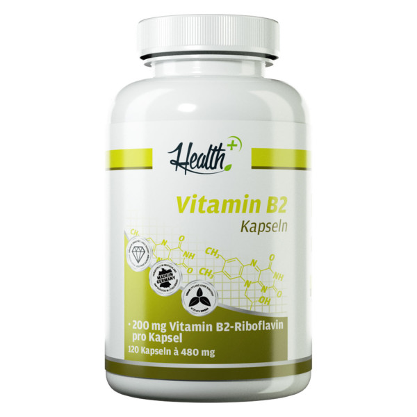 health+ vitamine b2, 120 capsules