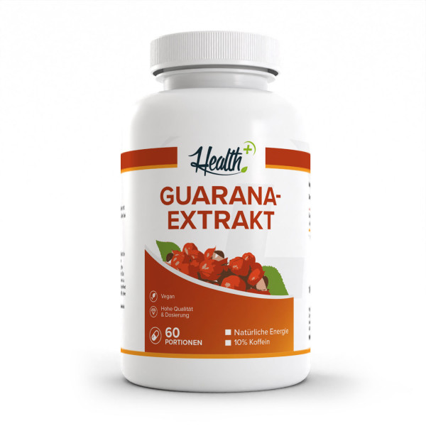 HEALTH+ GUARANA-EXTRAKT, 120 Kapseln(MHD)