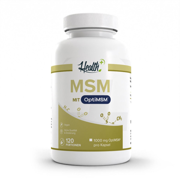 health+ gélules de msm avec Optimsm®, 120 gélules
