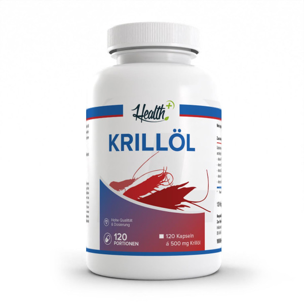health+ Capsules d'huile de krill, 120 capsules