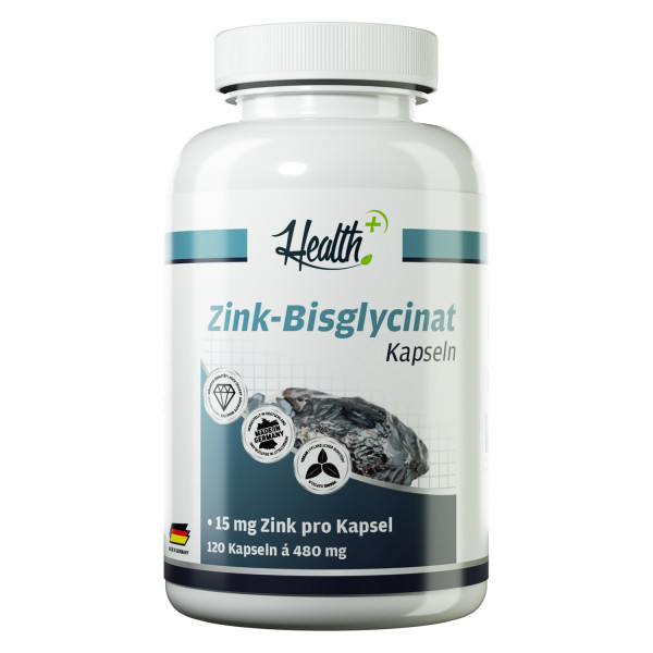 health+ bisglycinate de zinc, 120 gélules