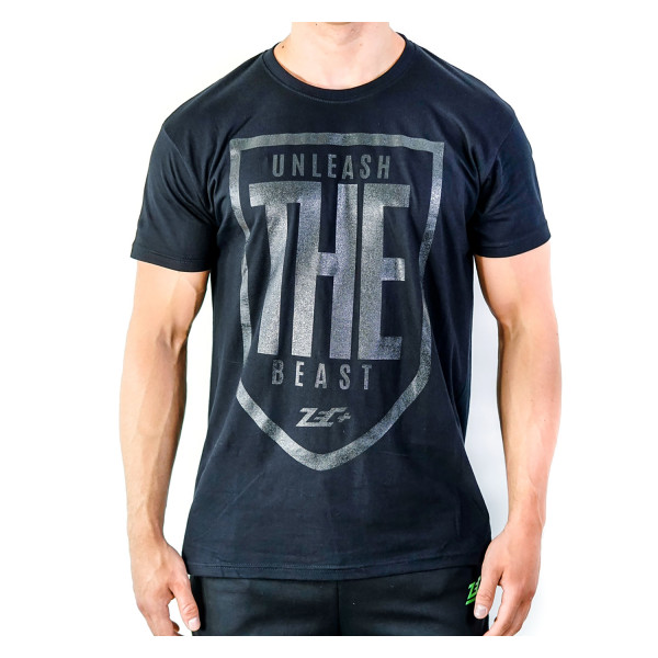 zec+ unleash the beast T-shirt homme noir