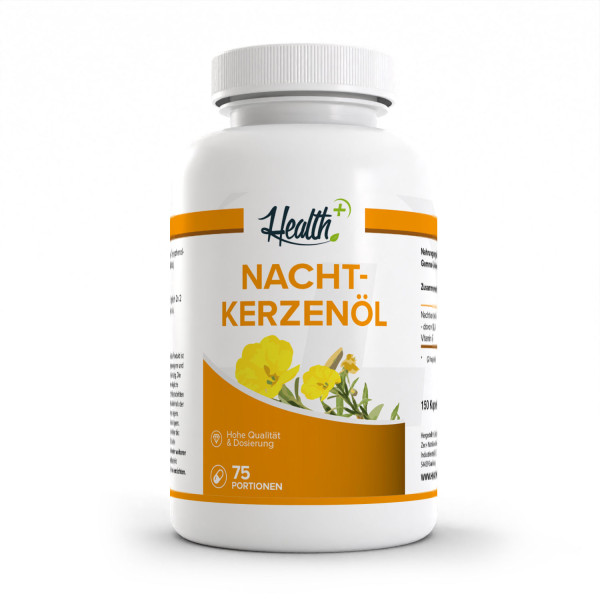 HEALTH+ NACHTKERZENÖL, 150 Kapseln(MHD)