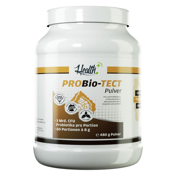 health+ PROBio-TECT poudre pré- et probiotiques, 480 g