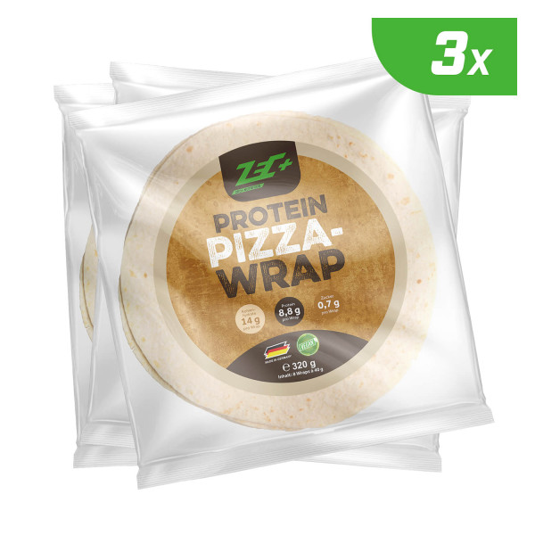 zec+ protein pizza wraps - paquet de 3