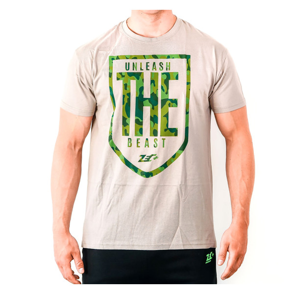 zec+ unleash the beast T-Shirt en vert olive