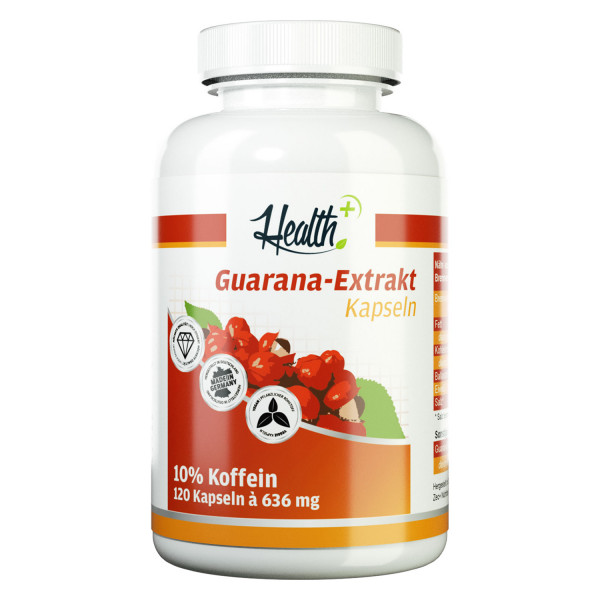 health+ extrait de guarana, 120 gélules
