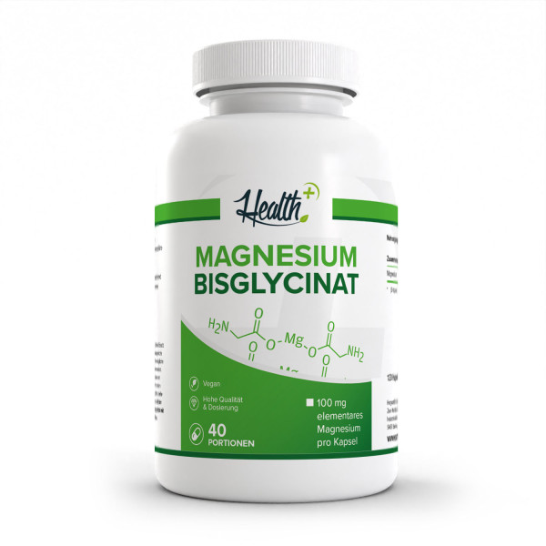 health+ bisglycinate de magnésium, 120 gélules