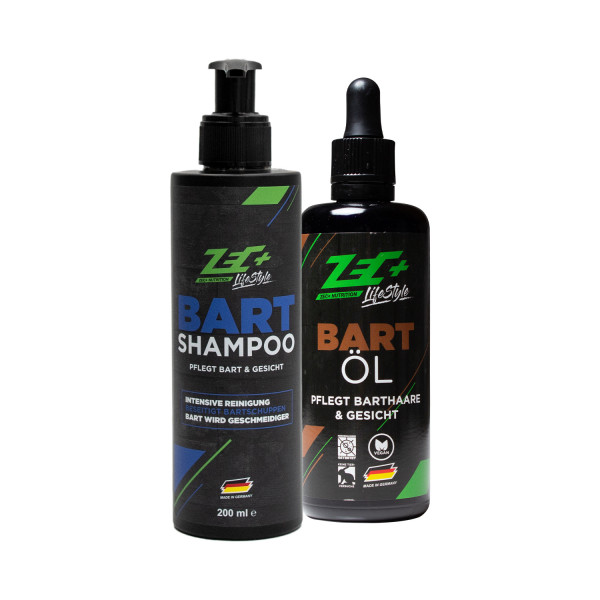 zec+ liefestyle Bart Bundle - huile et shampooing à barbe