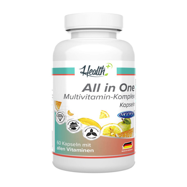 health+ all in one Complexe multivitaminé, 60 gélules
