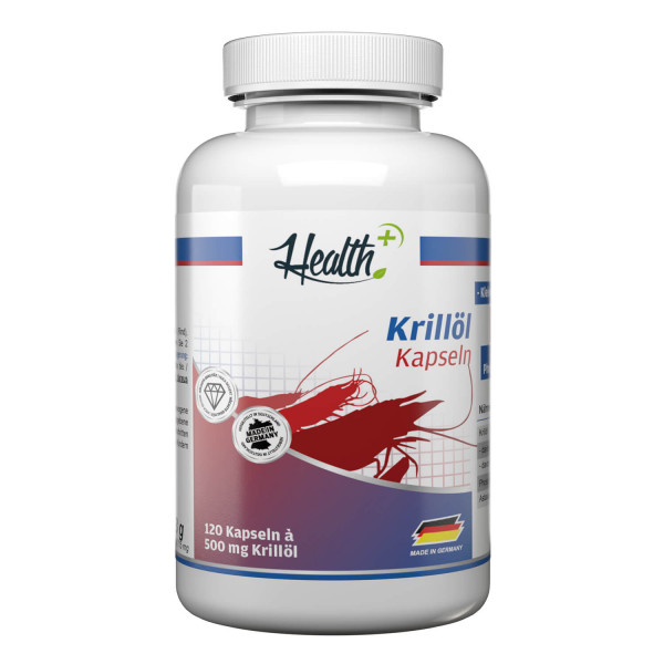 health+ Capsules d'huile de krill, 120 capsules